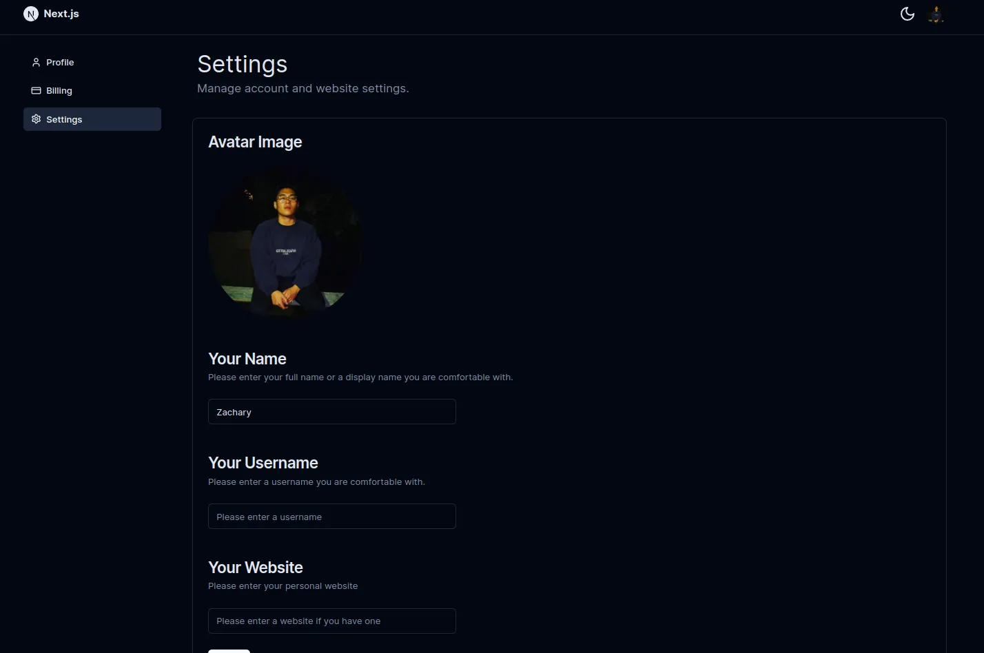 Next.js + Supabase + Stripe: SaaS Template