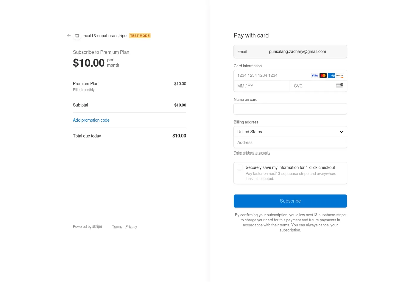 Next.js + Supabase + Stripe: SaaS Template