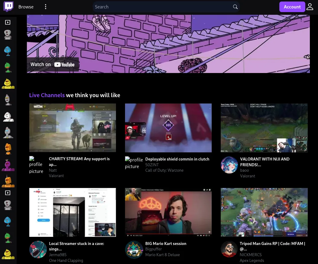 Twitch Clone